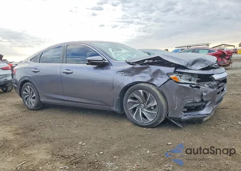 2020 Honda Insight Touring z USA, uszkodzony, nr VIN 19XZE4F9XLE006566